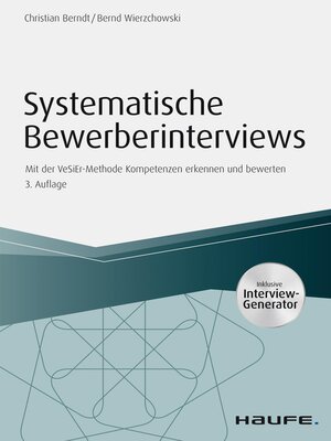 cover image of Systematische Bewerberinterviews--inkl. Arbeitshilfen online